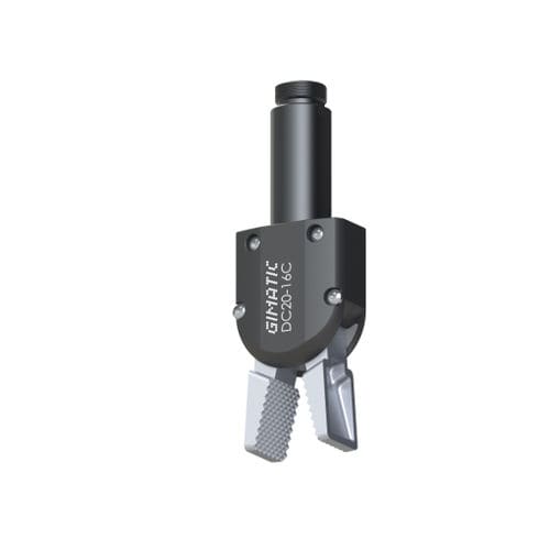 Pinza de prensión neumática - DC series - GIMATIC - angular / de 2 mandíbulas / para recogida de mazarotas