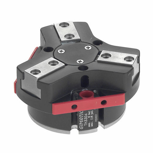 Pinza de prensión neumática - TH series - GIMATIC - paralela / de 3 mandíbulas / para sistema de manipulación