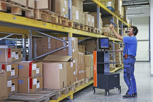 Puesto de trabajo informático - MAX Mobile  - ACD Elektronik GmbH - ergonómico / modular / móvil