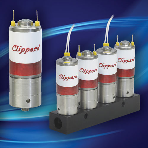 Electroválvula proporcional - DVP  - Clippard - de 2 vías / NC / para gas