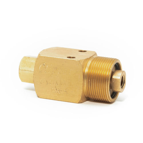 Válvula de tapón - PAV series - Clippard - con control neumático / piloto / para agua