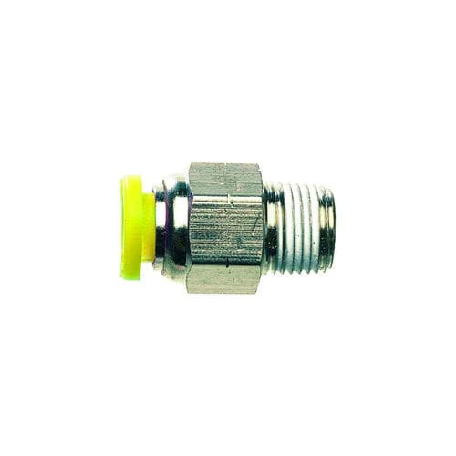 Racor neumático - PQ-MC04M5-BLK - Clippard - de rosca / push-in / compacto