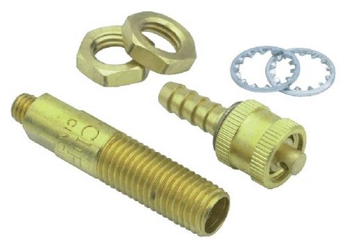 Conector de datos - MQC-2 - Clippard - cilíndrico / rápido / de latón