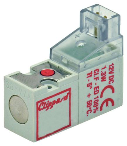 Electroválvula de control directo - E*10* - Clippard - de 3 vías / NC / normalmente abierta