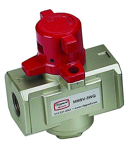 Válvula manual - MMSV-3PP - Clippard - de cierre