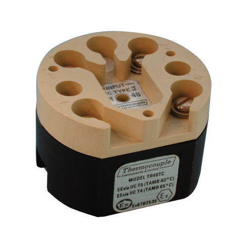 Transmisor de temperatura en cabeza de sonda - TR series - British Rototherm Co. Ltd - en riel DIN / RTD / termopar