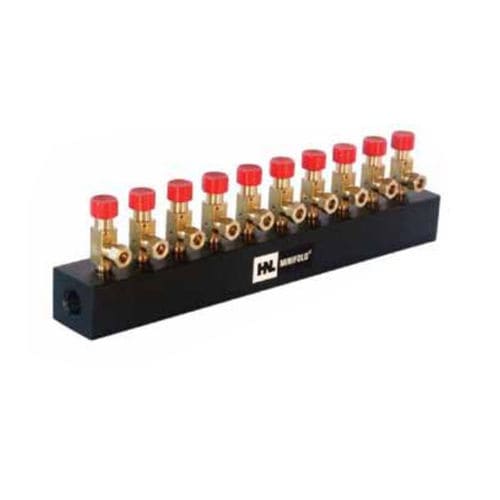 Manifold multivía - 900 series  - British Rototherm Co. Ltd - aluminio / de distribución / para aire