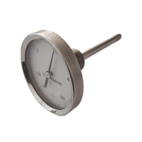 Termómetro bimetálico - BL1 series - British Rototherm Co. Ltd - de esfera / °C / con brida