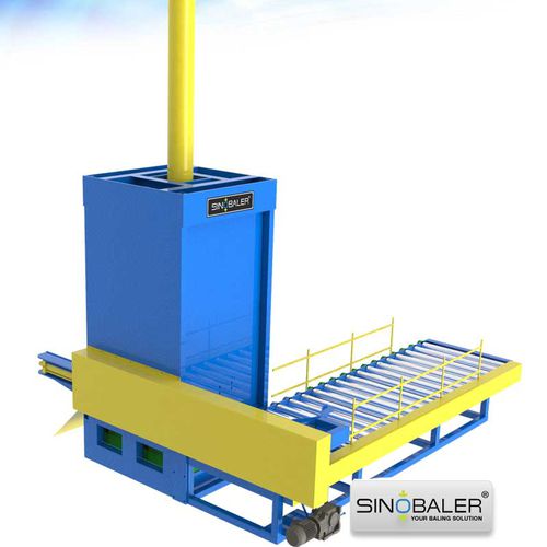 Prensa de balas para barriles - SVB2-MD-400A - SINOSPECT INDUSTRIAL CO.,LTD - vertical / de carga frontal / automática