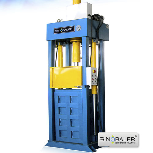 Prensa de balas para textiles - SVBT2-L1 series - SINOSPECT INDUSTRIAL CO.,LTD - vertical / de carga frontal / automática