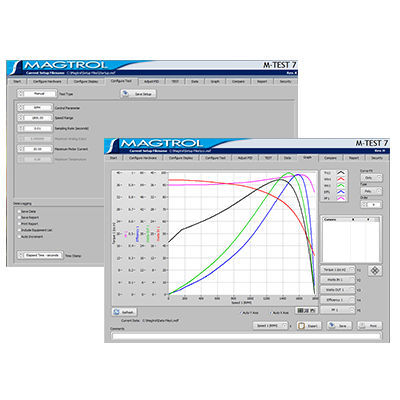 Software para ensayos de materiales - M-TEST 7 - MAGTROL - de adquisición de datos / para motor / para dinamómetro