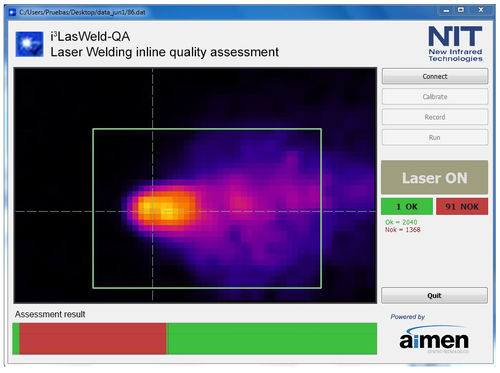 Sistema de supervisión de condiciones - i3LasWeld  - New Infrared Technologies, S.L. - de alineación / de soldadura láser / para la industria del automóvil