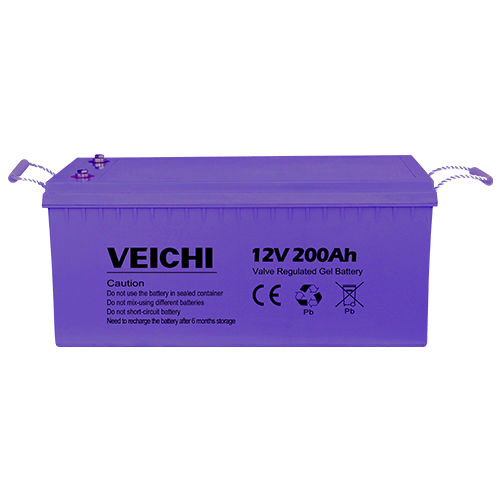 Batería ácido-plomo - SIB-200AH-12-GE - SUZHOU VEICHI Electric Co., Ltd. - rectangular / 12 V / solar