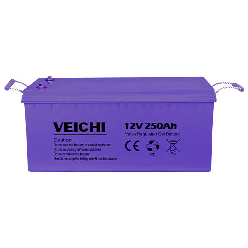Batería ácido-plomo - SIB-250AH-12-GE - SUZHOU VEICHI Electric Co., Ltd. - rectangular / 12 V / solar