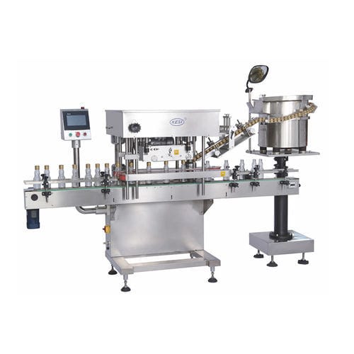 Encapsuladora lineal - ZYG150  - Shanghai Ke Si Packing Machinery Co.,Ltd. - automática / para botellas / de transporte