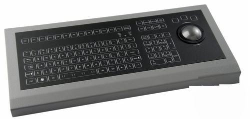 Teclado de mesa - KSMX106-MC1 series - NSI - de tecla mecánica / 106 teclas / con trackball