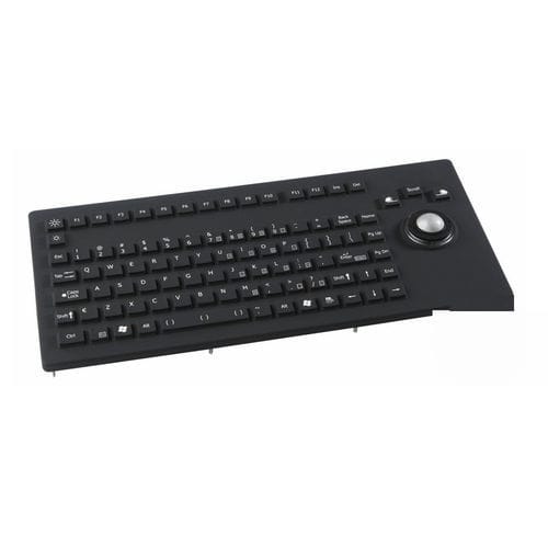 Teclado empotrable - RKCT92-MC1 series - NSI - de tecla mecánica / 92 teclas / con trackball