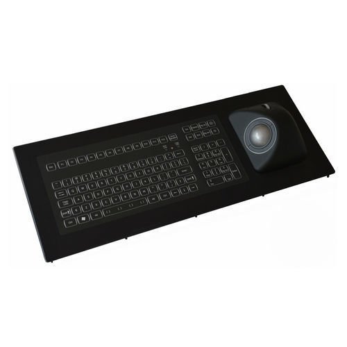 Teclado empotrable - KSME103-MC1 series - NSI - de tecla mecánica / 103 teclas / con trackball