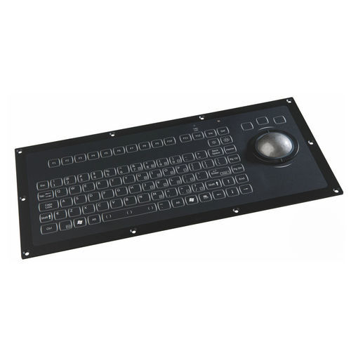 Teclado empotrable - KSML92-MC1 series - NSI - de tecla mecánica / 92 teclas / con trackball