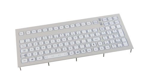 Teclado empotrable - KST102 - NSI - de membrana / 103 teclas / para panel de control