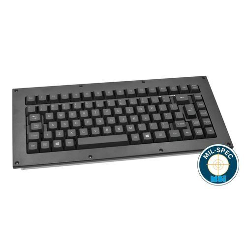 Teclado de mesa - MKB87 - NSI - empotrable / de tecla mecánica / MIL-STD-810G