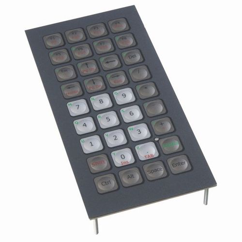Teclado empotrable - KBM36 series - NSI - de mesa / de membrana / con tecla Fn