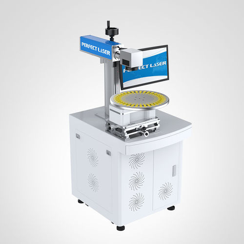 Máquina de marcado láser de fibra - PEDB-420 - Perfect Laser Co., Ltd. (China) - de plástico / compacta / para etiqueta de identicación animal