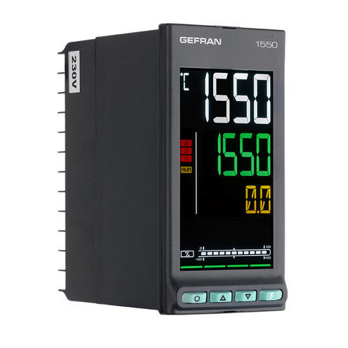 Controlador de temperatura con pantalla LCD - 1550 - GEFRAN - PID / programable / mono-bucle