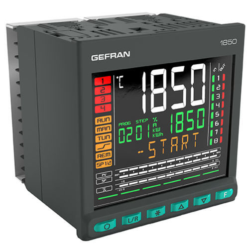 Controlador de temperatura con pantalla LCD - 1850 - GEFRAN - gráfico / de proceso / configurable