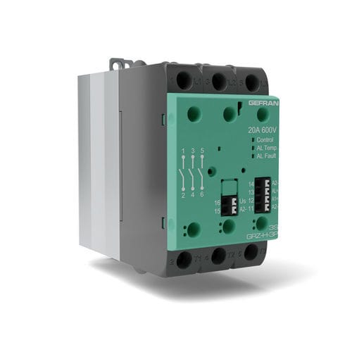 Relé estático AC - GRZ-H - GEFRAN - DC / compacto / trifásico