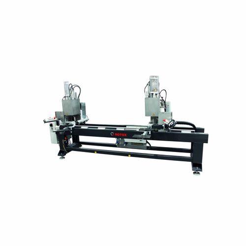 Máquina de soldar con calces calefactores - SZK 50 series - ROTOX GmbH - controlada por PLC / para perfiles / de doble cabezal