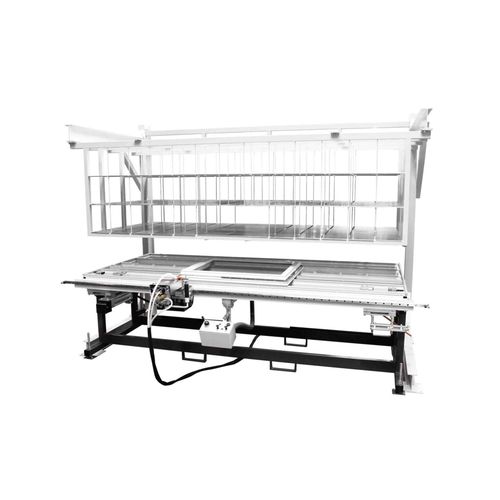 Banco de montaje de puerta y ventana - FM 30 series - ROTOX GmbH - de guillotina