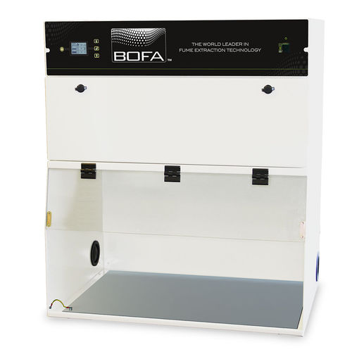 Armario de extracción de humos - FumeCAB 1000 iQ ESD - BOFA International - con patas / de puertas batientes / de metal