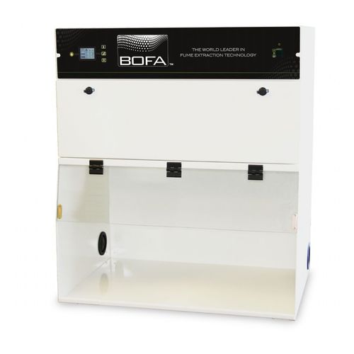 Armario de extracción de humos - FumeCAB 1000 iQ - BOFA International - benchtop / de puertas batientes / de metal