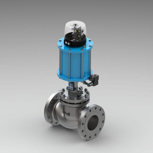 Válvula de tapón - KVH-HT - Kühme Armaturen GmbH - neumática / de cierre / para gas