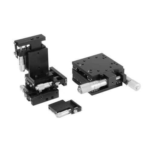 Platina de posicionamiento XY - 101MM-XY - DELTRON - de control manual / 2 ejes / con rodamiento de bolas
