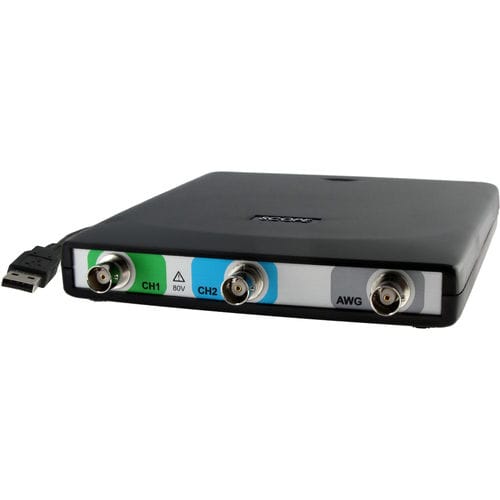 Osciloscopio analógico - Handyscope HS5 series  - TiePie engineering - portátil / de 2 vías / con generador de forma de onda arbitraria