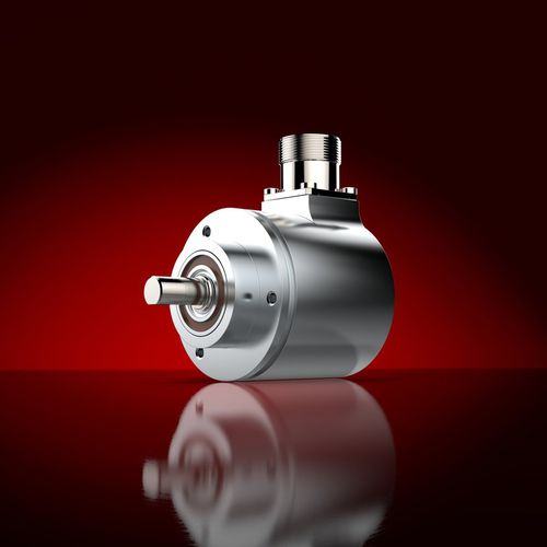 Encoder rotativo absoluto - GEL 2037 - LENORD + BAUER - magnético / con brida / CAN