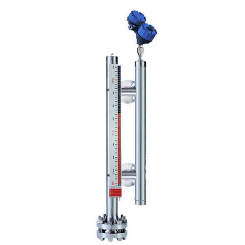 Indicador de nivel de líquidos - GEMINI™ - H&b Sensors - magnético / con brida / de acero inoxidable