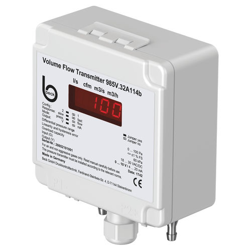 Transmisor de presión diferencial - 985v series - Beck Sensortechnik GmbH - piezorresistivo / 4-20 mA / 0-10 V
