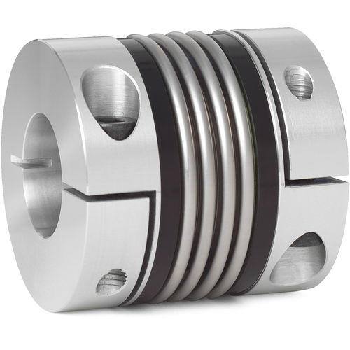 Acoplamiento flexible - BKC series - R + W Coupling Technology - de fuelle / compacto / de fuelle metálico