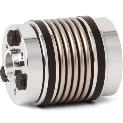Acoplamiento flexible - MKS series - R + W Coupling Technology - de fuelle / de eje / de fuelle metálico