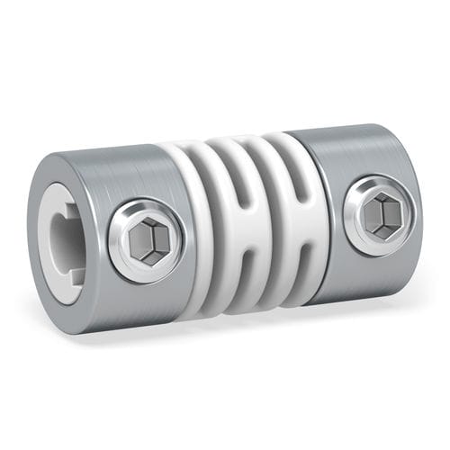 Acoplamiento de espiral - FK1 series - R + W Coupling Technology - de eje / en miniatura / de acero inoxidable
