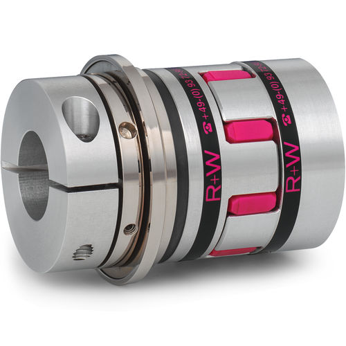 Acoplamiento de enlace elastómero - ES2 series - R + W Coupling Technology - de muelle / con medida de par / pasador y manguito