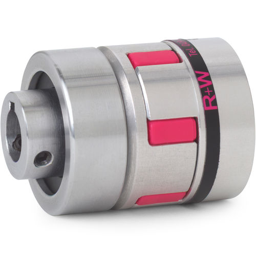 Acoplamiento de enlace elastómero - ESL series - R + W Coupling Technology - de eje / compacto / con medida de par