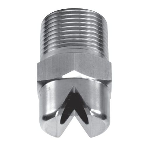 Boquilla de pulverización - NF series - BETE - para líquido / de chorro plano / de acero inoxidable