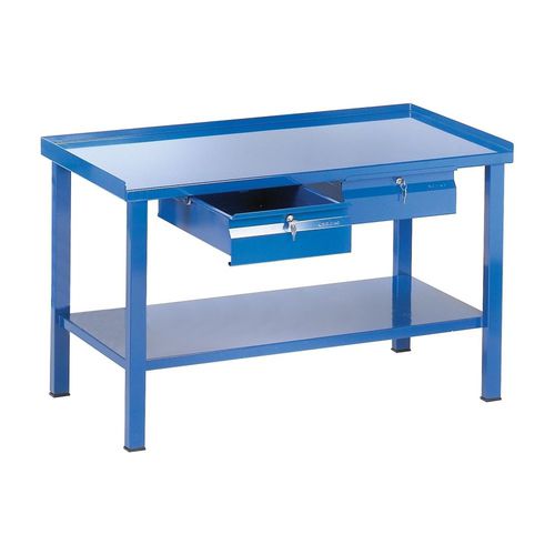 Banco de trabajo de acero - 217/FC - ARMECO - para taller / monobloque / con 2 cajones