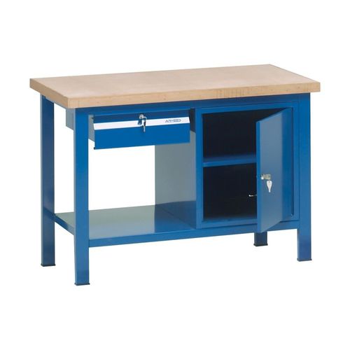 Banco de trabajo de haya - 216 - ARMECO - para taller / monobloque / con cajones