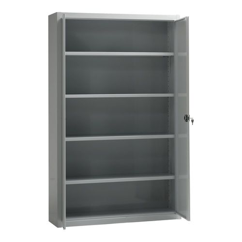 Armario de almacenamiento - 106/120 - ARMECO - de suelo / con estantes / de puertas batientes