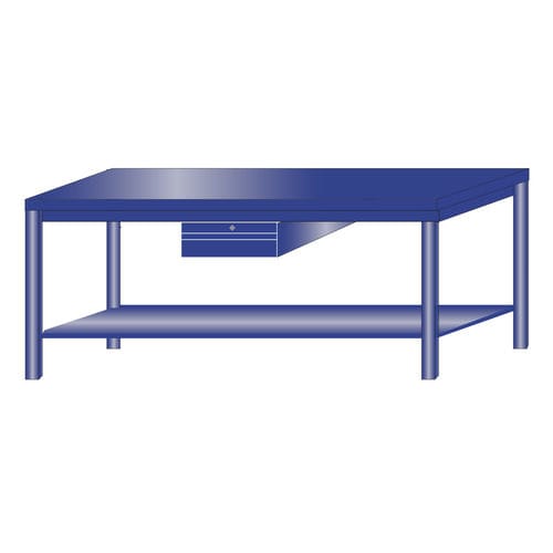 Banco de trabajo de metal - 218/FQ - ARMECO - para taller / monobloque / con cajones
